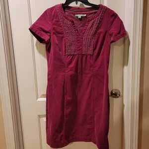 BODEN Burgundy Velvet Dress Size 8R